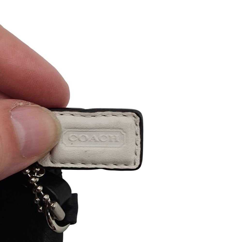 #43. Coach Black Leather wristlet - Picture 4 of 5